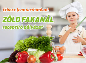 Zöld fakanál